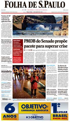 Verso Impressa - Capa de hoje