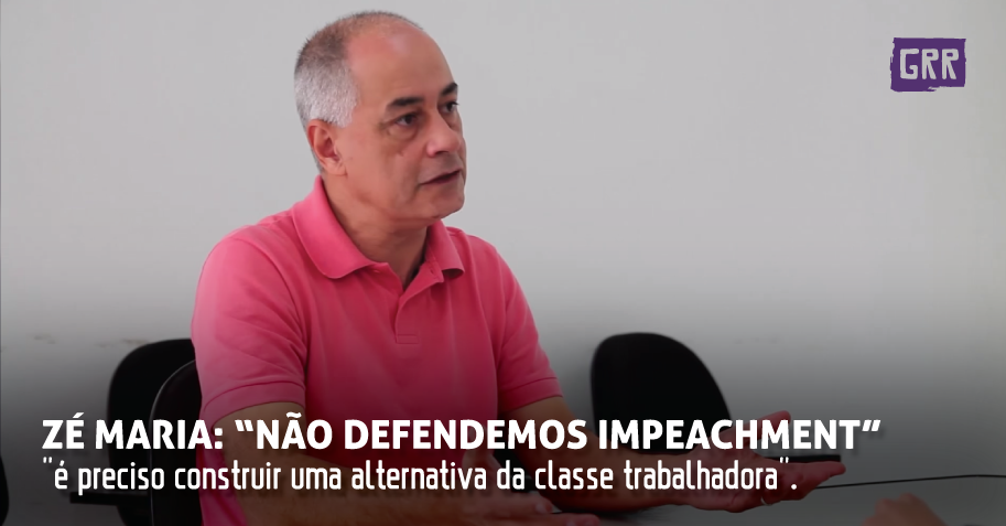Zé Maria: “Não defendemos impeachment. É preciso construir uma alternativa da classe trabalhadora”Na última semana, muito se especulou sobre declarações de Zé Maria, militante do PSTU e candidato à Presidência da República por este partido em 2014, a respeito da atual conjuntura política do Brasil. Uma fala que dizia ser necessária a construção de uma alternativa da classe trabalhadora, foi transformada em “convocação de impeachment”. Num mar de lama de desinformação, blogs e sites que recebem verba de publicidade do governo federal se confundem facilmente com os mesmos veículos que criticam. [[MORE]]Para entender melhor a posição do partido sobre a conjuntura, leia abaixo a entrevista com Zé Maria, por Francisco Toledo:Afinal, o PSTU apoia ou não o impeachment da presidenta Dilma Rousseff?Não defendemos. O impeachment implica em colocar nas mãos do Congresso Nacional que aí está a solução da crise. E este Congresso está metido até o pescoço neste mar de lama da corrupção que estamos vendo no país neste momento. E tem sido sócio do governo Dilma para aplicar o ajuste fiscal e atacar o direito dos trabalhadores. O Aécio Neves posa de oposição mas defende a mesma política econômica que o PT. Então tirar Dilma pra deixar o Temer, para entrar o Eduardo Cunha ou o Aécio seria trocar o seis pela meia dúzia, não mudaria nada.Por isso nossa proposta não é o impeachment, e sim construir uma mobilização dos trabalhadores e da juventude para tirar todos eles: Dilma, Temer, Aécio, Eduardo Cunha, toda a corja. Se nesta luta construirmos condições para que assuma um governo de trabalhadores, apoiado em nossa luta e nas nossas organizações, melhor. Se não tivermos força para tanto, temos de exigir pelo menos novas eleições gerais, para trocar todo mundo, de presidente a deputado&hellip;Em matéria da Carta Capital, chegou a ser especulado até a adesão do partido aos protestos comandados por grupos de direita. Qual a sua posição sobre esses veículos que insistem em denegrir a imagem da oposição de esquerda ao governo Dilma?Infelizmente essa é a situação que temos na grande imprensa. Uns são vendidos para a direita tradicional, outros vendidos ao governo do PT. Ao invés de procurar o PSTU (e eles têm os nossos telefones) para saber o que pensamos, preferem divulgar calúnias para tentar desqualificar os que se opõem a eles. É da natureza deste tipo de mídia.Por isso é importante o papel dos meios alternativos, como o que vocês desenvolvem aqui. São um oásis no meio deste deserto de informação em que ficamos se dependemos da grande mídia.Mas este tipo de artimanha destes meios mostra também a fragilidade dos argumentos deles. Sabem que estão defendendo o indefensável, por isso precisam mentir. Nós estamos pedindo à Carta Capital que publique uma nota nossa. Vamos ver o que farão [Carta Capital já atualizou a referida notícia com a nota do PSTU].Qual deve ser a postura ideal da esquerda diante do que vem acontecendo?Nesta polarização entre PT de um lado e PSDB de outro, a esquerda precisa lutar contra os dois. Precisa ajudar nossa classe, que está revoltada com este governo, a organizar a luta para colocá-lo para fora. Mas colocar pra fora não só o governo do PT, como também Aécio do PSDB, Temer e Eduardo Cunha do PMDB. Todos os que estão atacando nossos direitos e roubando recursos públicos. A direita está na oposição burguesa, mas está também no governo do PT. Não se trata de esquerda contra direita, são dois blocos de direita.E dois blocos corruptos da mesma forma. Aécio tem a cara de pau de criticar o PT pela corrupção (que de fato este partido está patrocinando), sendo que ele próprio foi financiado pelas mesmas empreiteiras que financiaram o PT e Dilma. São farinha do mesmo saco.Então, a esquerda tem de romper com o governo para organizar a luta contra ele, pois é daí que estão vindo os ataques contra nossos direitos. E, por esta via, combater também a oposição burguesa. Precisa romper com o governo e convocar uma greve geral que possa derrotar o ajuste fiscal, o governo e está oposição de mentirinha, chefiada pelo PSDB que aí está. Este é o caminho porém a esquerda precisa se unir e lutar.A CSP-Conlutas está lutando junto às demais centrais sindicais e movimentos populares justamente para tentar construir este caminho. É errado reforçar as mobilizações convocadas pelo PSDB, mas é errado também chamar manifestações &ldquo;contra a direita&rdquo; que são manifestações que de fato são para defender o governo. Atitudes assim acabam ajudando a oposição burguesa, pois jogam a classe trabalhadora, que quer lutar contra o governo, nos braços do PSDB, que aparece como o único contra o governo, enganando os trabalhadores, como se fosse oposição.Precisamos construir um outro campo, de classe, para lutar contra os dois. Amanhã, 30 de julho, no Sindicato dos Metroviários de São Paulo, vai acontecer reunião convocada pela CSP-Conlutas para impulsionar a construção deste campo dos trabalhadores. É preciso que os demais setores da esquerda se somem a este esforço.Você acha possível a construção de uma greve geral mesmo com centrais como a CUT e movimentos como o MST insistindo em defender o governo petista?Precisamos lutar para que isso aconteça, pois seria melhor para os trabalhadores. Mas trata-se de uma situação difícil. No entanto, chamá-los a que o façam é necessário, em primeiro lugar porque se vierem para a luta vai ser positivo para os trabalhadores. Se não vierem, queremos que isso fique claro para as bases destas organizações, para que elas abandonem estes chefes e venham para a luta apesar deles.Não podemos descartar que se possa construir uma mobilização geral no país, que leve mesmo a uma greve geral, com as bases passando por cima delas. Essa é a batalha do PSTU neste momento.Assista na íntegra o vídeo do jornal Opinião Socialista, em que Zé Maria falou sobre o assunto: