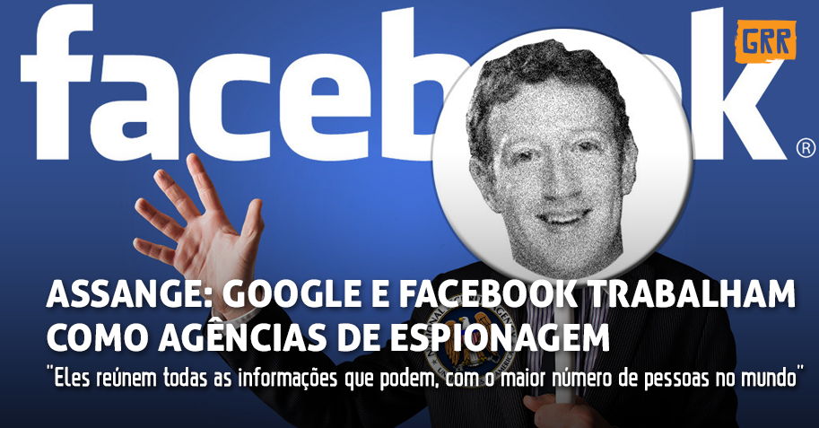 Julian Assange: &ldquo;Google e Facebook trabalham como agências de espionagem&rdquo;Por Francisco ToledoEm entrevista ao El Mostrador, do Chile, o jornalista e fundador do WikiLeaks, Julian Assange, denunciou que grandes empresas de informação, como o Google e o Facebook, estão envolvidas em esquemas de investigações da Agência de Segurança Nacional (NSA) dos Estados Unidos. Ele ainda falou sobre a importância da comunicação independente e a atual situação da América Latina em relação à espionagem. [[MORE]]Baseando suas denúncias em documentos publicados no seu último livro, &ldquo;Quando o Google encontrou o WikiLeaks&rdquo;, Assange ressaltou que a empresa – juntamente com o Facebook – tem se adequado ao modelo de espionagem proposto pela NSA. &ldquo;Google e Facebook fazem parte do negócio de &lsquo;ser uma agência de espionagem&rsquo; da NSA. Eles reúnem todas as informações que podem, com o maior número de pessoas no mundo todo e colocam em enormes bancos de dados. É como se eles pescassem os peixes&rdquo;, denunciou. A grande crítica feita ao Google, segundo Assange, é de que a empresa, com seus seis bilhões de visitas diárias, tem uma capacidade de condicionamento do usuário jamais vista. &ldquo;Eles montam uma relação de todos os interesses das pessoas para torná-las mais previsíveis e vender esses perfis para os anunciantes. Esse é o negócio. É algo que nunca foi visto&rdquo;.Na Embaixada do Equador na Inglaterra, Assange recebe um dos maiores intelectuais do mundo, Noam Chomsky. Em 2015, ele completa três anos refugiado dentro da embaixada | Foto: Yui MokCrescimento dos veículos independentesUsando o conceito &ldquo;politização da internet&rdquo;, Assange define o momento em que a sociedade e a internet se fundiram como a transição mais importante dos últimos cinco anos.Para ele, a era digital tem contribuído com o maior número de informações disponíveis, além de dar maior poder ao cidadão comum. Esta pode ser uma forma, de acordo com o jornalista, de revitalizar a mídia independente. &ldquo;É um bom momento para ser uma mídia independente. O momento é extremamente vibrante. Há muitas oportunidades e desafios&rdquo;, comentou. Espionagem na América LatinaEspecificamente sobre os países latino-americanos, Assange diz que não só jornalistas ou políticos estão sob os &ldquo;olhos&rdquo; da NSA. Para ele, qualquer pessoa que faça uso da rede tem seu nome dentro da lista negra do órgão norte-americano. &ldquo;Não é exclusivo para jornalistas. Todas as pessoas que usam essas megacorporações estão sob investigação. 98% das comunicações latino-americanas são interceptadas pela NSA, que repassam as informações para o mundo&rdquo;.