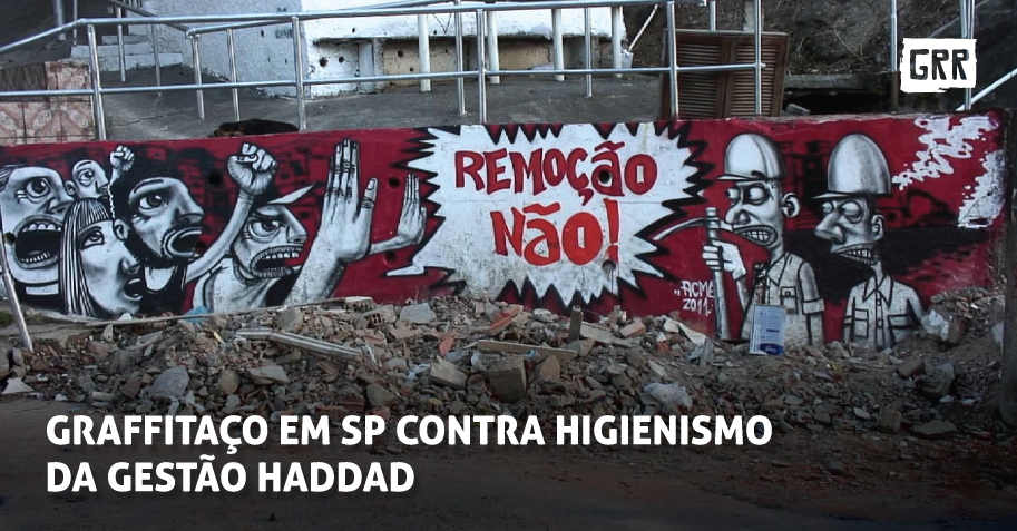 Graffitaço em SP contra higienismo da gestão HaddadPor Robin BatistaNesse domingo, trabalhadoras e trabalhadores e o povo de rua que convive num espaço que existe debaixo do Viaduto Alcântara, na região do Brás, em São Paulo, farão um “graffitaço” contra o higienismo imposto por Haddad e que beneficia grandes corporações, como Itaú e Porto Seguro. O ato tem apoio do Coletivo Autônomo das Trabalhadoras Sociais.[[MORE]]Segundo Pâmela Maria, uma das meninas que estão agitando a realização do ato, “existe a ideia de colorir o espaço (que não recebe tinta nova há anos), mas principalmente visibilizar esse local onde, além de existir uma tenda de assistência ao povo de rua, é o espaço onde estão as malocas, que são a moradia dessas pessoas enquanto esse direito não lhes é garantido. Hoje a prefeitura quer fechar essas tendas (são três só pela Radial), quer jogar os mais pobres da cidade mais pra lá, quer sumir com eles e elas do centro.”As trabalhadoras que estão convocando o ato também acreditam que eventos públicos, contra-culturais, que mobilizem e/ou chamem a atenção da comunidade que cerca o viaduto e de pessoas e coletivos que possam se tornar parceiros, fortalece a pauta. .“Somos acolhidos e a voz do povo de rua (que pede por moradia e dignidade, pelo fim da violência policial e política) seja mais ouvida e entendida. Fazemos outros eventos na tenda, como saraus e cinedebates, e quando pessoas &lsquo;de fora&rsquo; colam, quebramos os mitos e preconceitos entre &ldquo;cidadãos&rdquo; versus povo de rua, estreitamos os laços de solidariedade e luta”, conclui Pâmela.O ato acontece nesse domingo (02/08) e a Guerrilha vai colar junto! Venha com seus sprays, rolos e pincéis pra pixar, graffitar, fazer stencil ou lambes.Onde: Avenida Alcântara machado, 888 (esquina com a Rua Piratininga) - 5 min do metrô Brás, São Paulo.Quando: Domingo (02/08), das 11h às 22h Confirme presença no evento aqui[Recado das minas: machistas NÃO são bem vindos]PINTE Y LUTE!» Robin Batista é designer e membro do coletivo Guerrilha